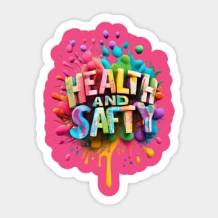 Health And Safety Sticker